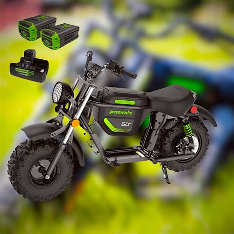 greenworks mini bike 20v